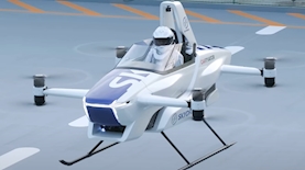 מכונית מעופפת סקיידרייב, צילום: יוטיוב eVTOL